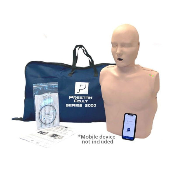 Prestan Infant Dark Skin CPR-AED Training Manikin – Realistic Baby Manikin With CPR Rate Monitor