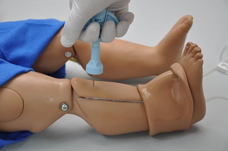 1-Year CPR Simulator w- I.V. Arm, I.O Access And OMNI® Code Blue, Dark