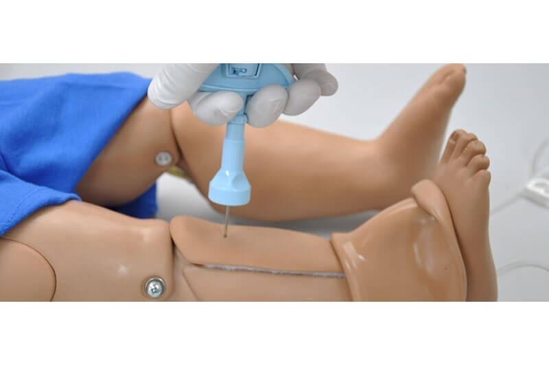 1-Year Multipurpose Patient Care and CPR Pediatric Simulator, Dark