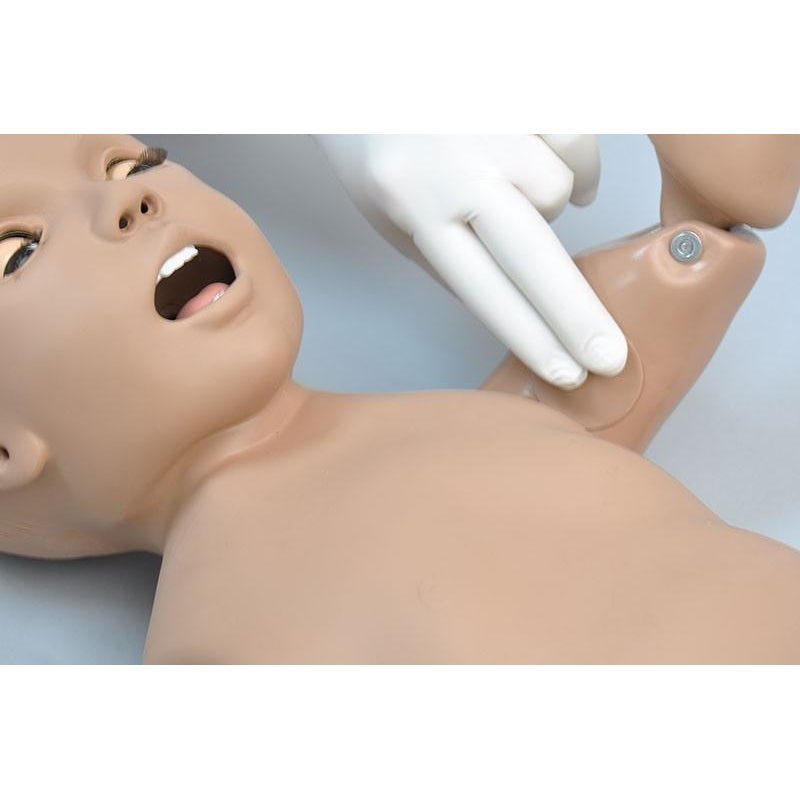 1-Year PEDI® Simulator with Arterial-Venous Sites and I.O Leg, Dark