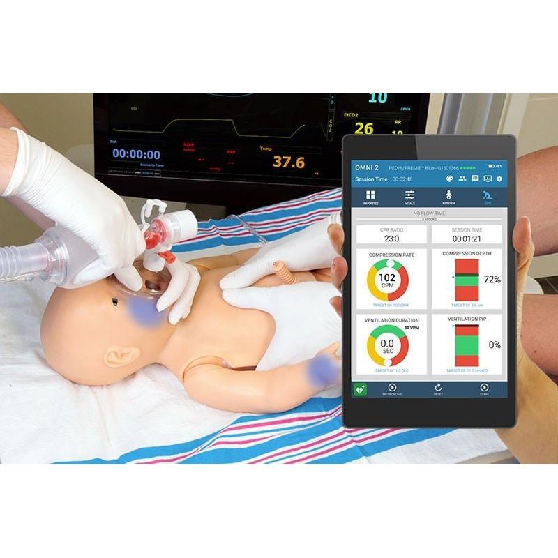 NOELLE® Childbirth and Neonatal Resuscitation Patient Simulators with OMNI® 2, Dark