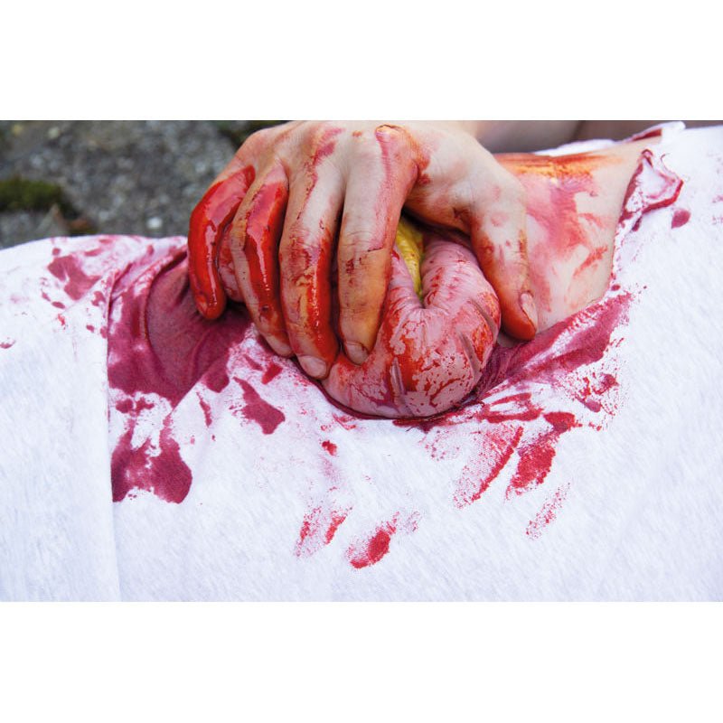 Wound Moulage Protruding of small and large intestines