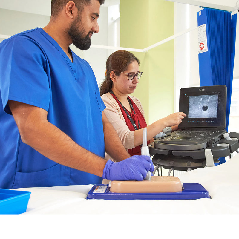 Ultrasound Simulator with 2 Central Lines