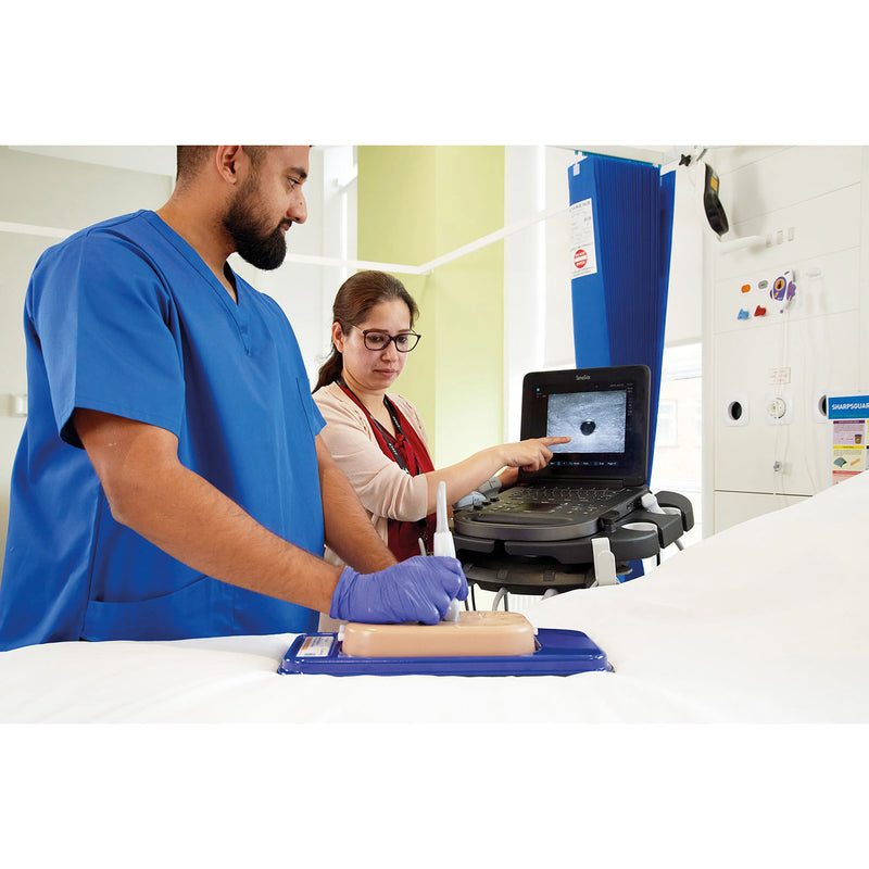 Central Access Ultrasound Simulator with Calcifications