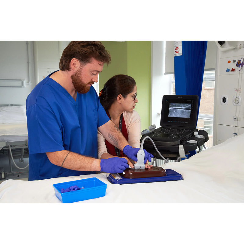 Central Access Ultrasound Simulator with Calcifications