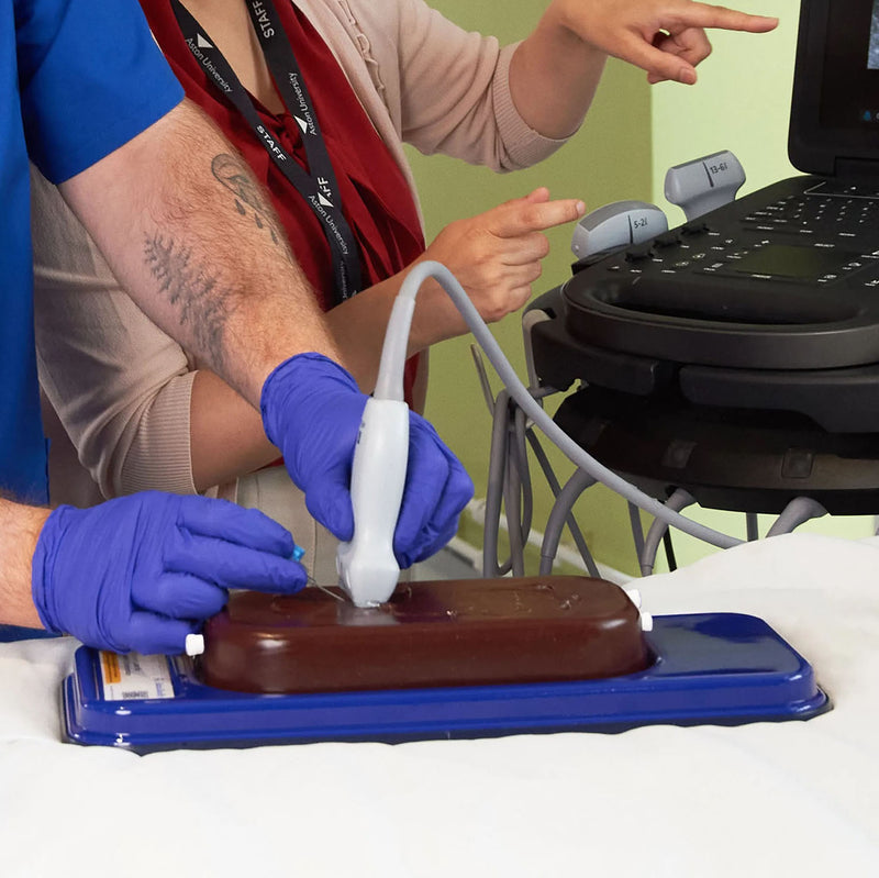 Ultrasound Simulator with 4 Central Lines