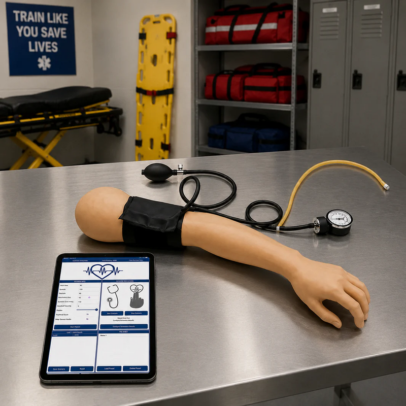 Child CRiSis Blood Pressure Arm 2.0 With iPad