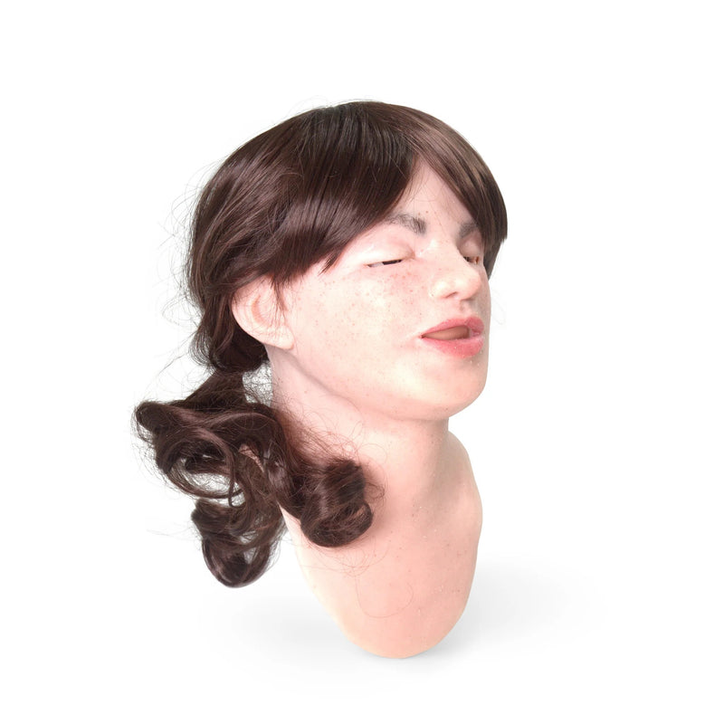 Realistic Facial Overlay 'Ella' for Child Manikin Training Simulators