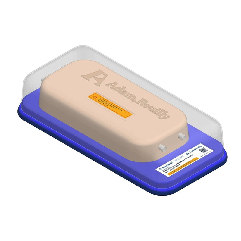 Central Access Ultrasound Simulator with Calcifications