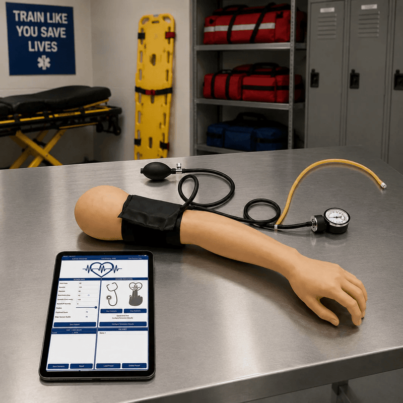 Child CRiSis Blood Pressure Arm 2.0 With iPad