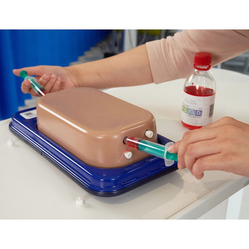 Central Access Ultrasound Simulator with Calcifications