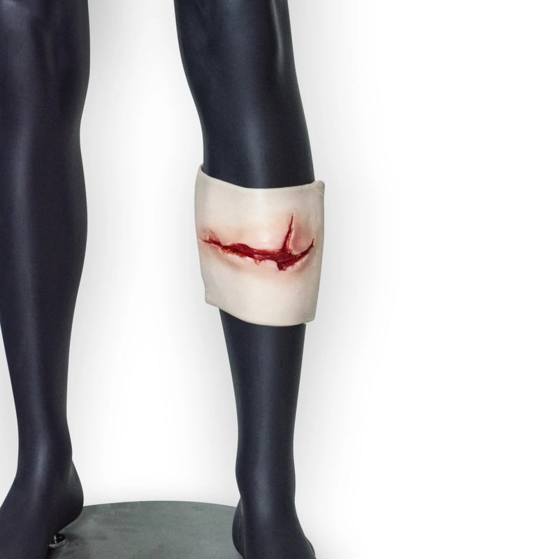 Large Laceration Wound Trauma Sleeve for Medical Training and Moulage Simulation
