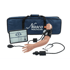 Nasco Healthcare Blood Pressure Trainer 2.0 w/iPad, Medium Skin