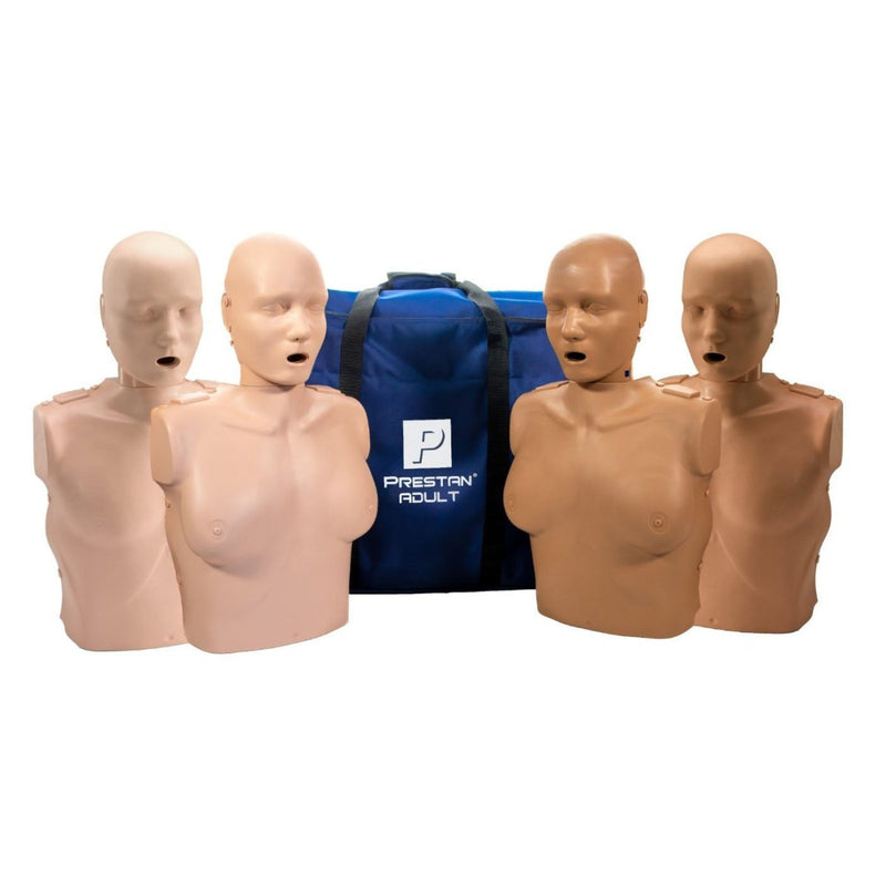 PRESTAN Professional Adult and Female Manikin with CPR Feedback, 4-Pack