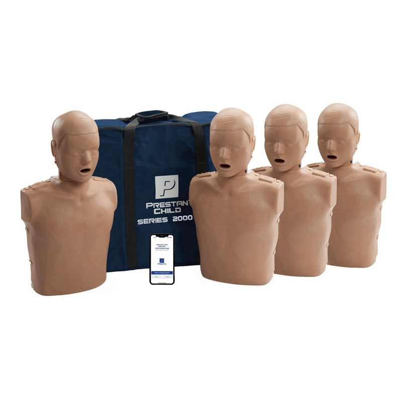 PRESTAN Professional Child Series 2000 Manikin with Advanced CPR Feedback, 4-Pack