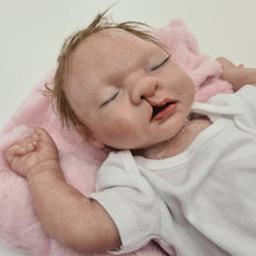 Realistic Baby Simulator 'Nina' with Cleft Lip for Nursing Care and Intubation Training
