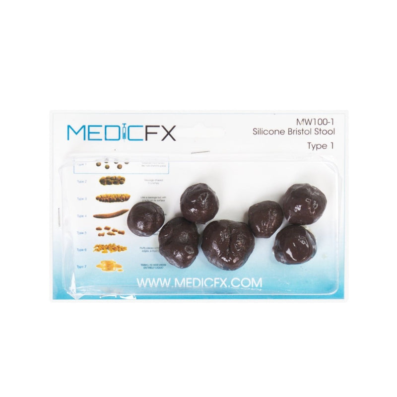 Realistic Bristol Silicone Stool Chart for Medical Training and Examination