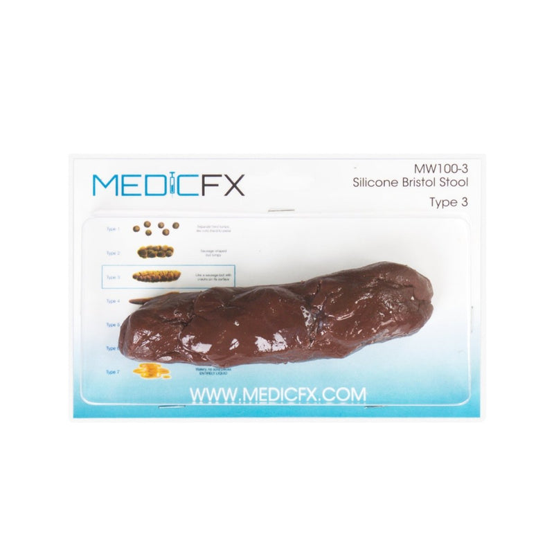 Realistic Bristol Silicone Stool Chart for Medical Training and Examination