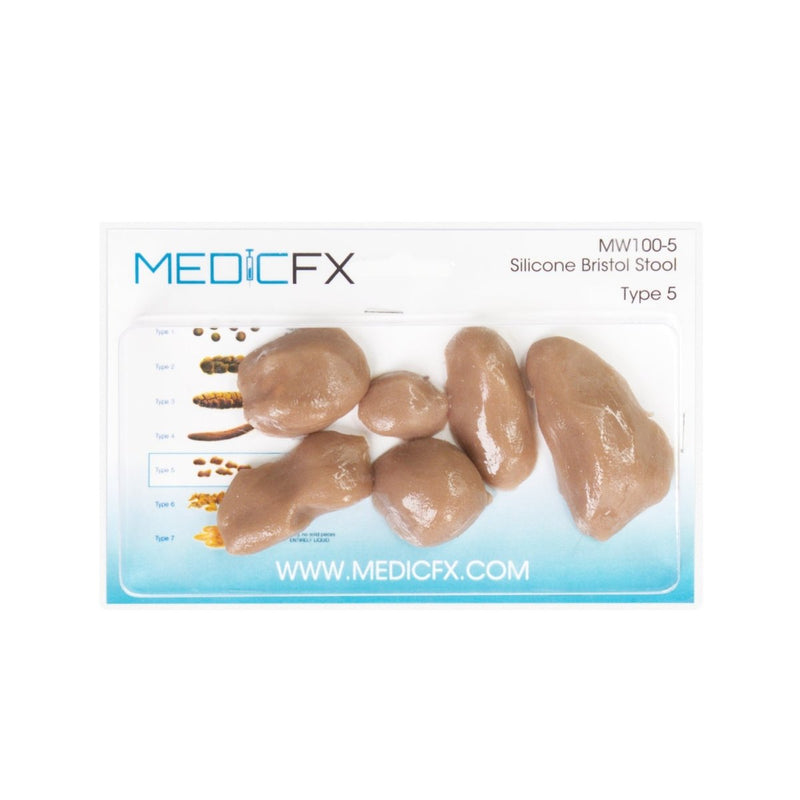 Realistic Bristol Silicone Stool Chart for Medical Training and Examination