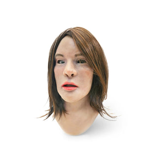 Realistic Facial Overlay 'Denise' for Adult Manikin Training Simulators