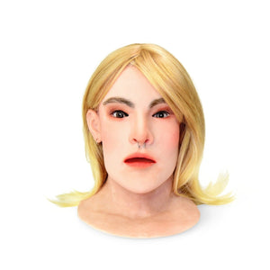 Realistic Facial Overlay 'Donna' for Adult Manikin Training Simulators