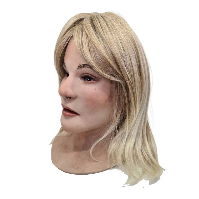 Realistic Facial Overlay 'Donna' for Adult Manikin Training Simulators