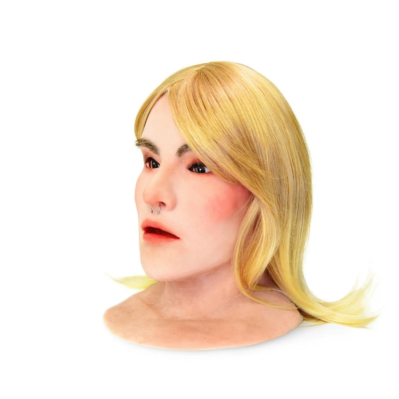Realistic Facial Overlay 'Donna' for Adult Manikin Training Simulators