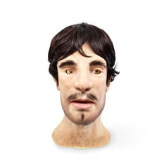 Realistic Facial Overlay 'Gaston' for Adult Manikin Training Simulators