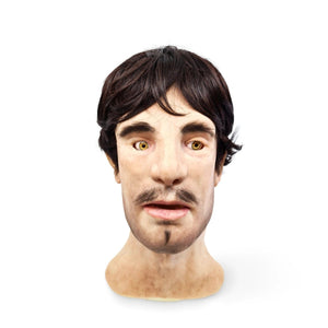 Realistic Facial Overlay 'Gaston' for Adult Manikin Training Simulators