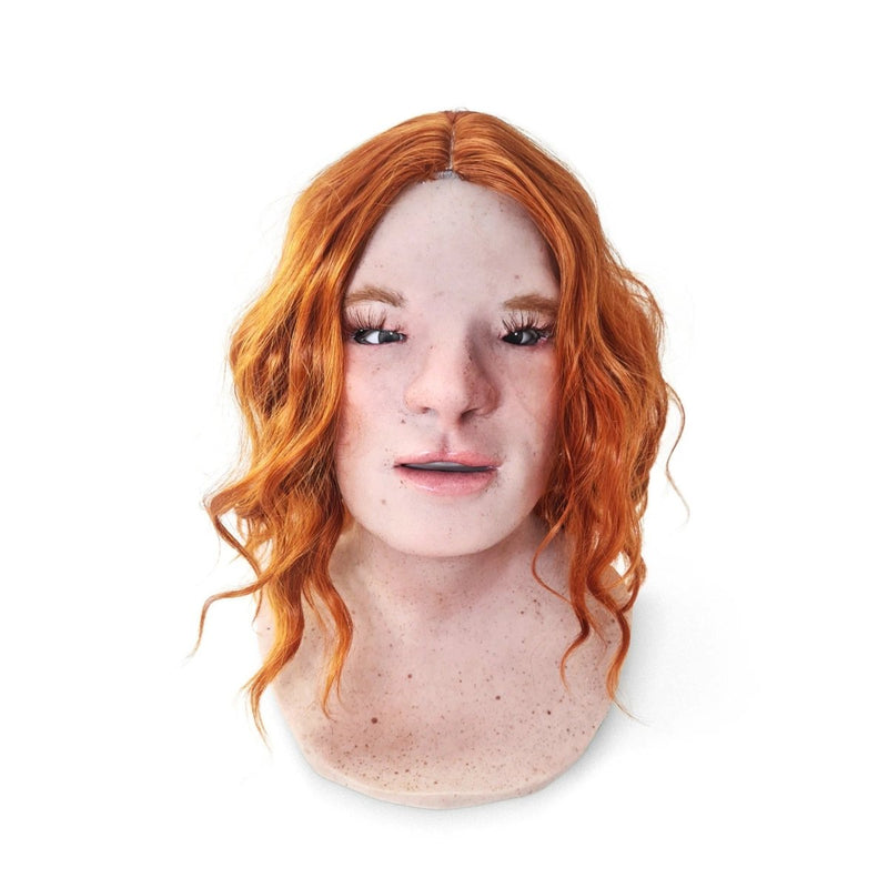 Realistic Facial Overlay 'Gwyneth' for Adult Manikin Training Simulators