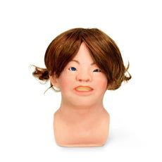 Realistic Facial Overlay 'Katy' for Child Manikin Training Simulators