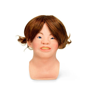 Realistic Facial Overlay 'Katy' for Child Manikin Training Simulators