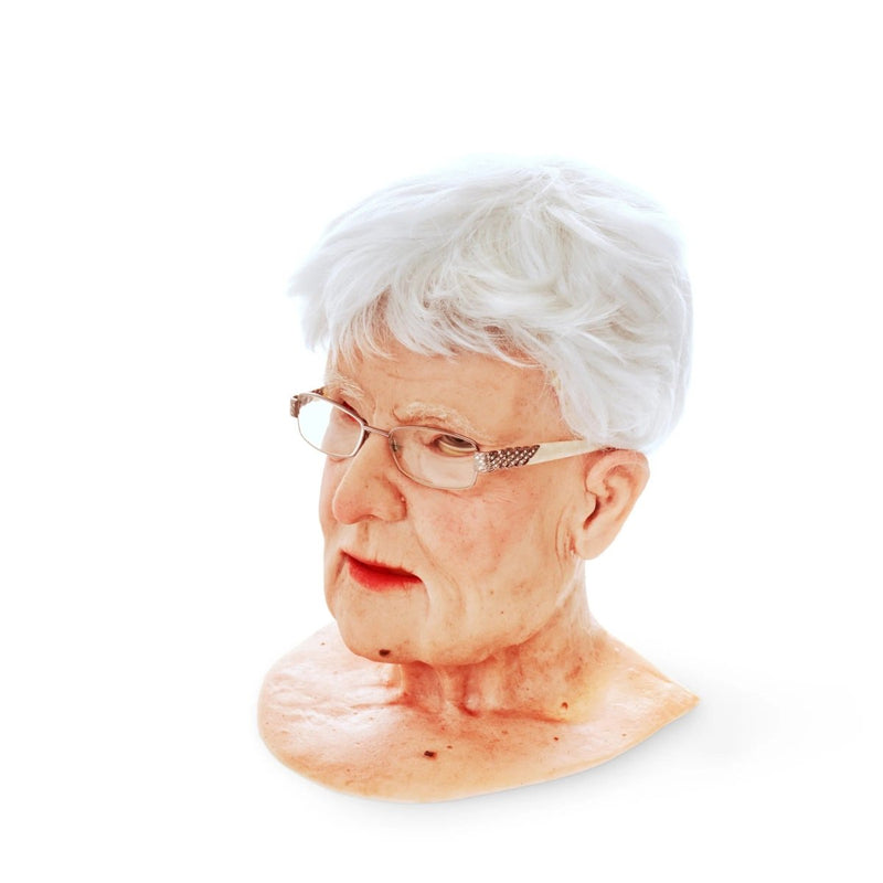 Realistic Facial Overlay 'Louise' for Adult Manikin Training Simulators
