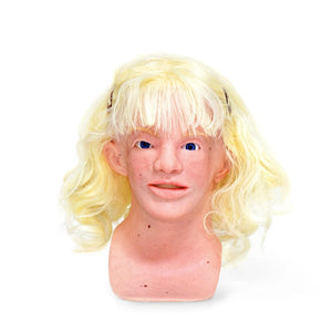 Realistic Facial Overlay 'Meeka' for Child Manikin Training Simulators