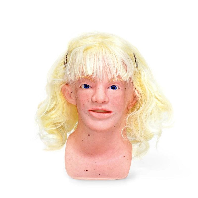 Realistic Facial Overlay 'Meeka' for Child Manikin Training Simulators