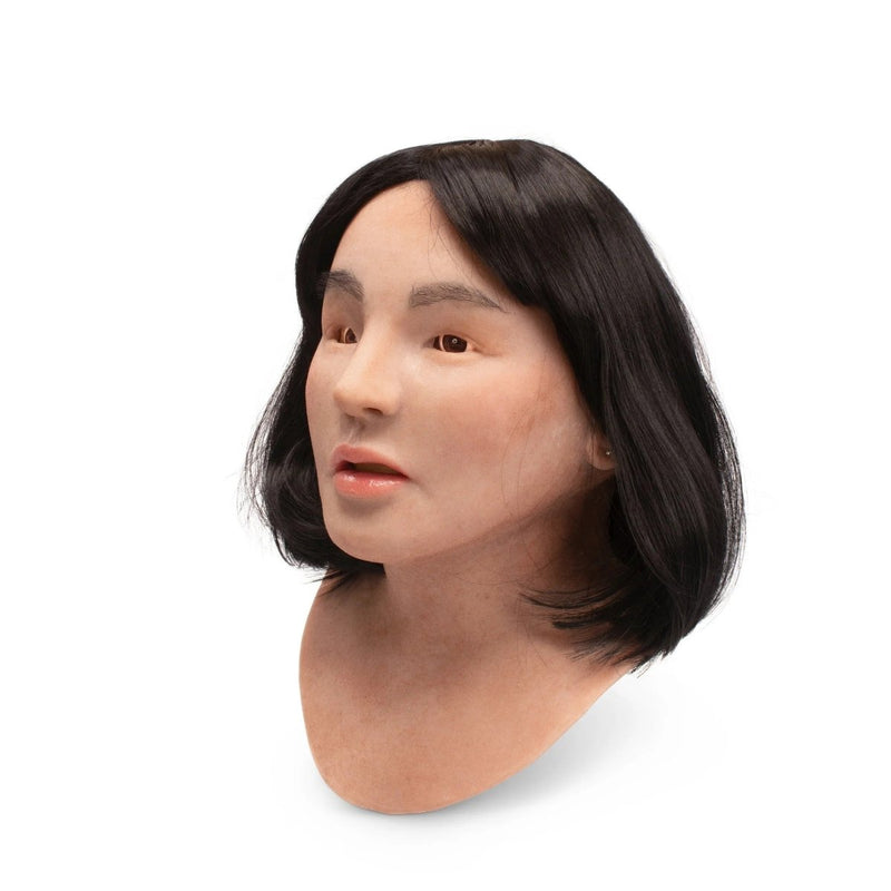 Realistic Facial Overlay 'Nadia' for Adult Manikin Training Simulators