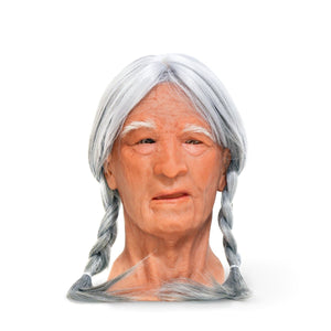 Realistic Facial Overlay 'Nakoma' for Adult Manikin Training Simulators