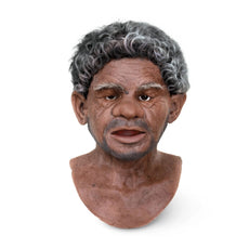 Realistic Facial Overlay 'Noah' for Adult Manikin Training Simulators