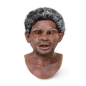 Realistic Facial Overlay 'Noah' for Adult Manikin Training Simulators