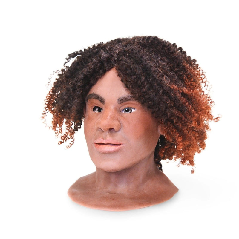 Realistic Facial Overlay 'Shakira' for Adult Manikin Training Simulators