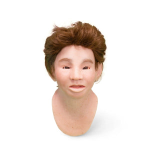Realistic Facial Overlay 'Shaun' for Child Manikin Training Simulators