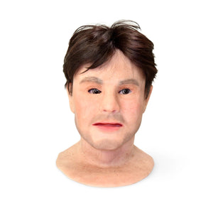 Realistic Facial Overlay 'Thomas' for Adult Manikin Training Simulators