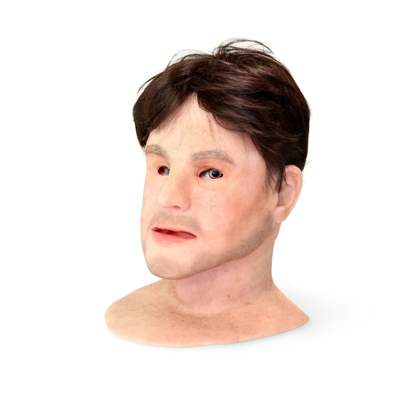 Realistic Facial Overlay 'Thomas' for Adult Manikin Training Simulators