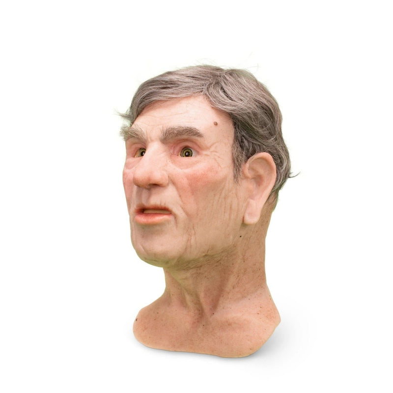 Realistic Facial Overlay 'Willem Sonneberg' for Adult Manikin Training Simulators