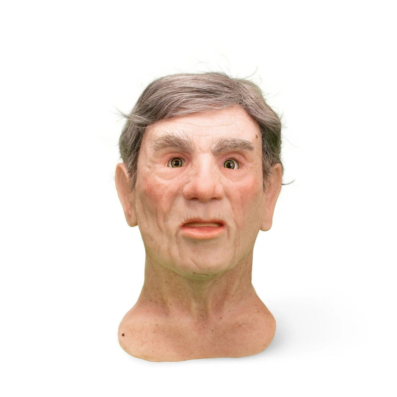 Realistic Facial Overlay 'Willem Sonneberg' for Adult Manikin Training Simulators