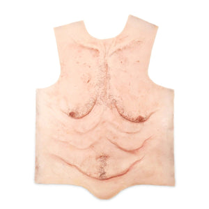 Realistic Male Geriatric Torso Overlay for Adult Manikin Training Simulators