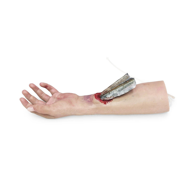 Realistic Trauma Training Lower Arm with Foreign Object for Hemorrhage Control