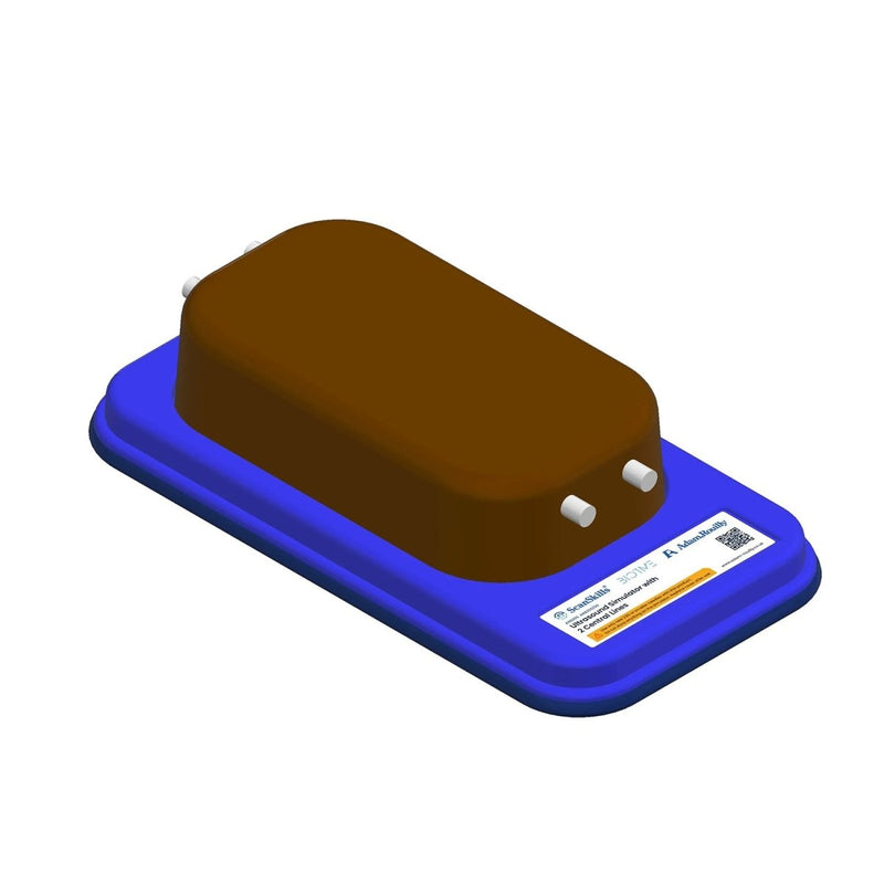 Ultrasound Simulator with 2 Central Lines