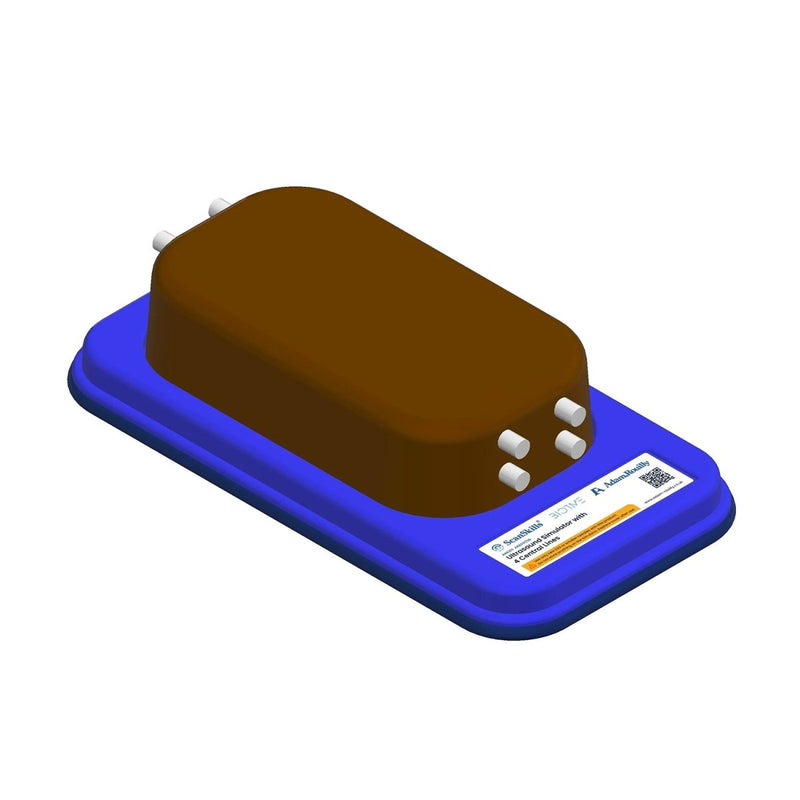 Ultrasound Simulator with 4 Central Lines