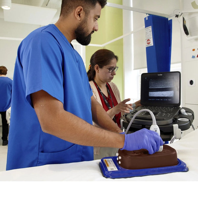 Ultrasound Simulator with 4 Central Lines